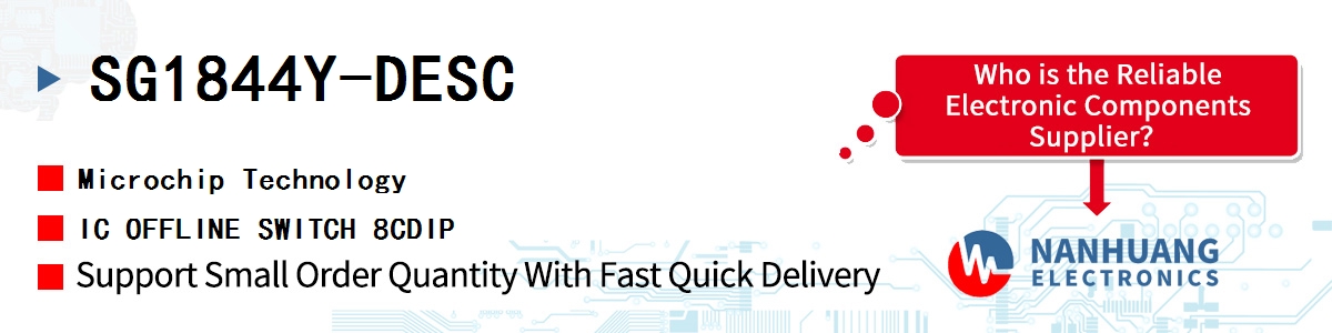 SG1844Y-DESC Microchip IC OFFLINE SWITCH 8CDIP