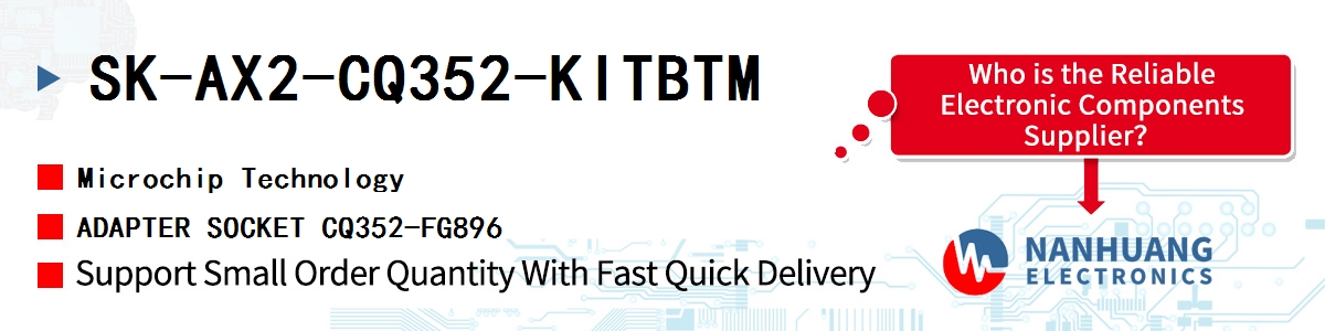 SK-AX2-CQ352-KITBTM Microchip ADAPTER SOCKET CQ352-FG896