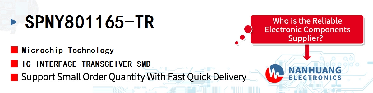 SPNY801165-TR Microchip IC INTERFACE TRANSCEIVER SMD