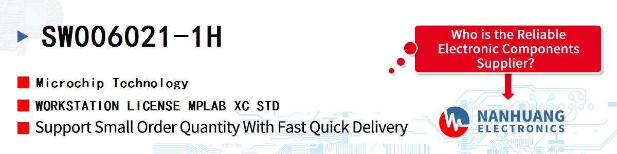 SW006021-1H Microchip WORKSTATION LICENSE MPLAB XC STD