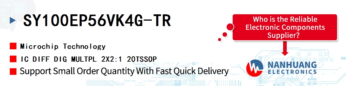 SY100EP56VK4G-TR Microchip IC DIFF DIG MULTPL 2X2:1 20TSSOP
