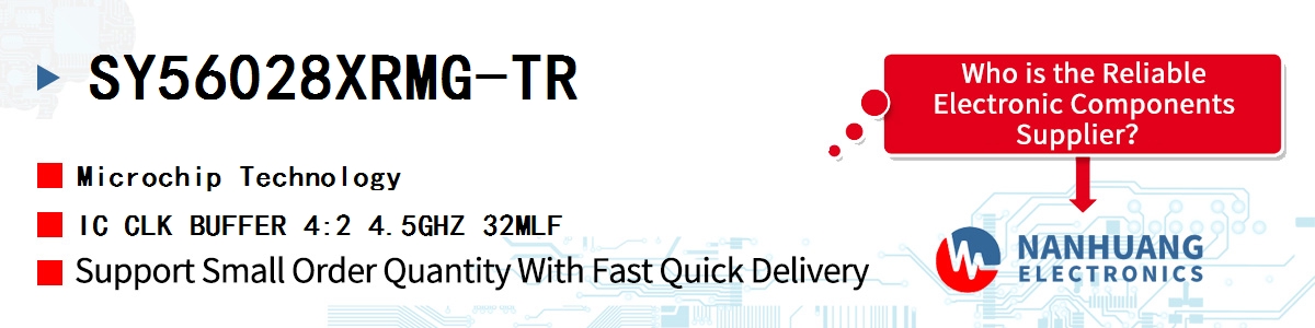 SY56028XRMG-TR Microchip IC CLK BUFFER 4:2 4.5GHZ 32MLF