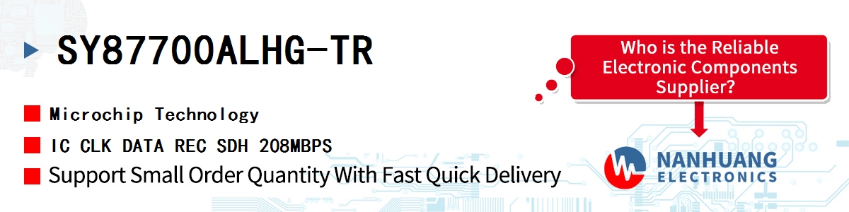 SY87700ALHG-TR Microchip IC CLK DATA REC SDH 208MBPS