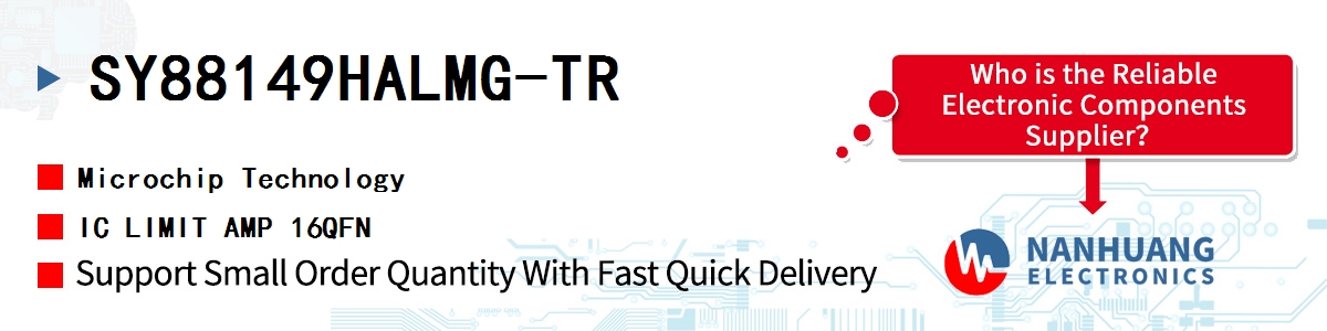 SY88149HALMG-TR Microchip IC LIMIT AMP 16QFN