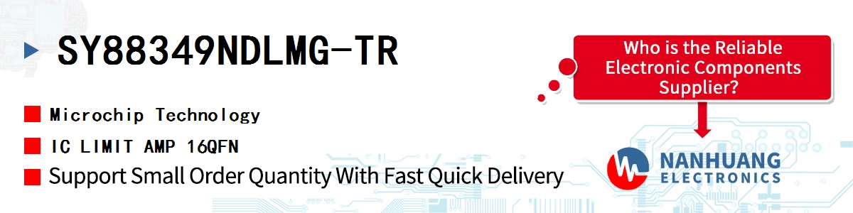 SY88349NDLMG-TR Microchip IC LIMIT AMP 16QFN