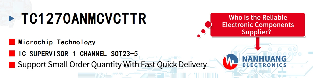 TC1270ANMCVCTTR Microchip IC SUPERVISOR 1 CHANNEL SOT23-5