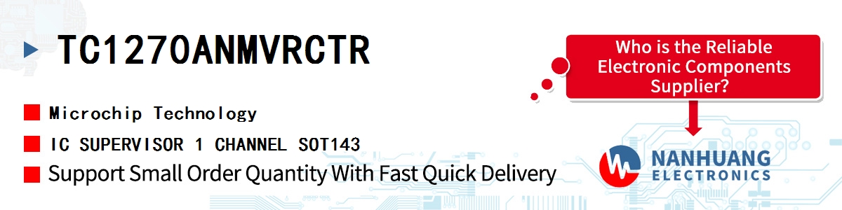 TC1270ANMVRCTR Microchip IC SUPERVISOR 1 CHANNEL SOT143