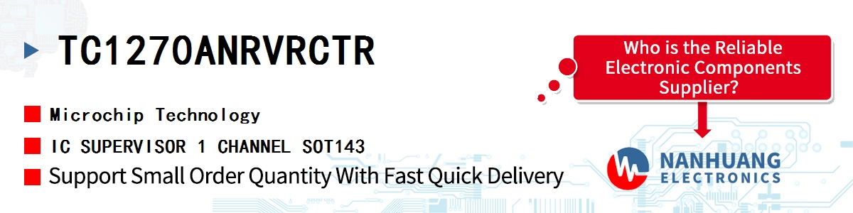 TC1270ANRVRCTR Microchip IC SUPERVISOR 1 CHANNEL SOT143