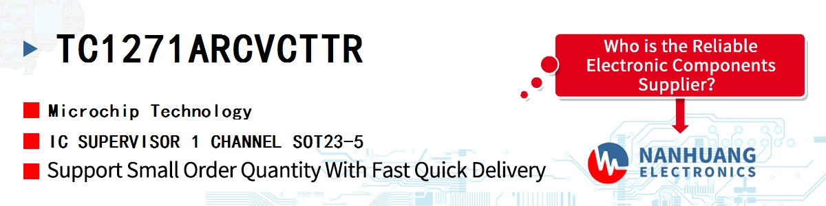 TC1271ARCVCTTR Microchip IC SUPERVISOR 1 CHANNEL SOT23-5
