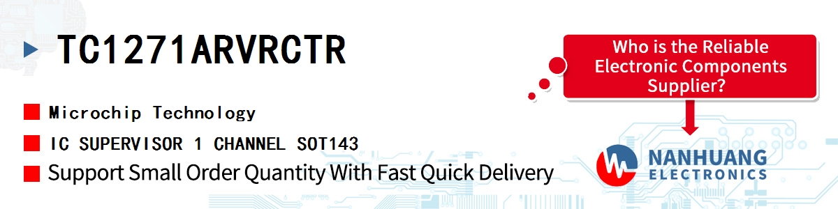 TC1271ARVRCTR Microchip IC SUPERVISOR 1 CHANNEL SOT143