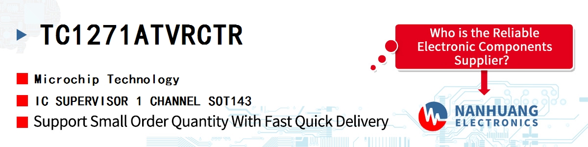TC1271ATVRCTR Microchip IC SUPERVISOR 1 CHANNEL SOT143