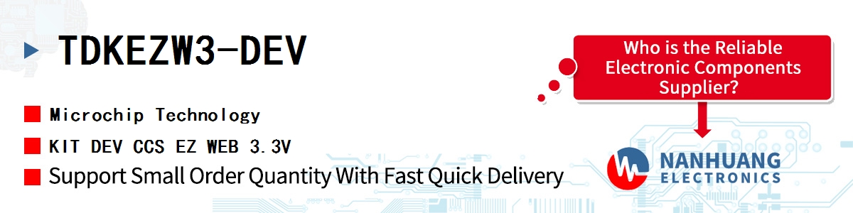 TDKEZW3-DEV Microchip KIT DEV CCS EZ WEB 3.3V