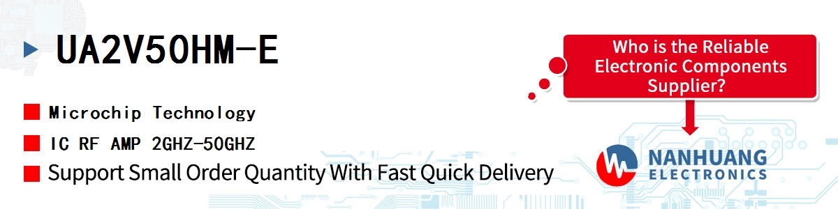 UA2V50HM-E Microchip IC RF AMP 2GHZ-50GHZ