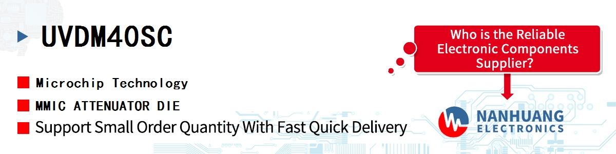 UVDM40SC Microchip MMIC ATTENUATOR DIE