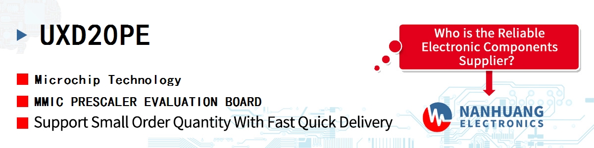 UXD20PE Microchip MMIC PRESCALER EVALUATION BOARD