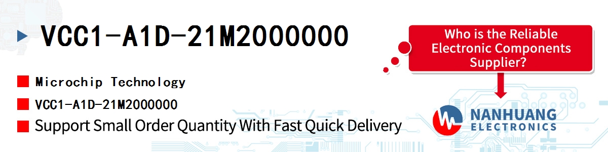 VCC1-A1D-21M2000000 Microchip VCC1-A1D-21M2000000
