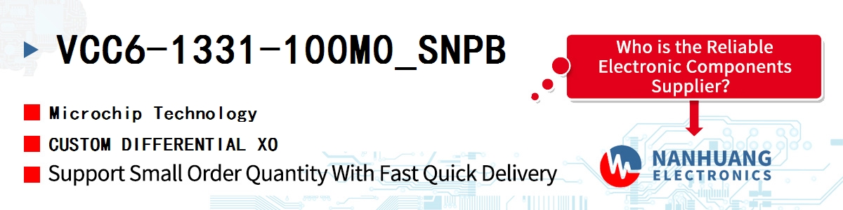 VCC6-1331-100M0_SNPB Microchip CUSTOM DIFFERENTIAL XO