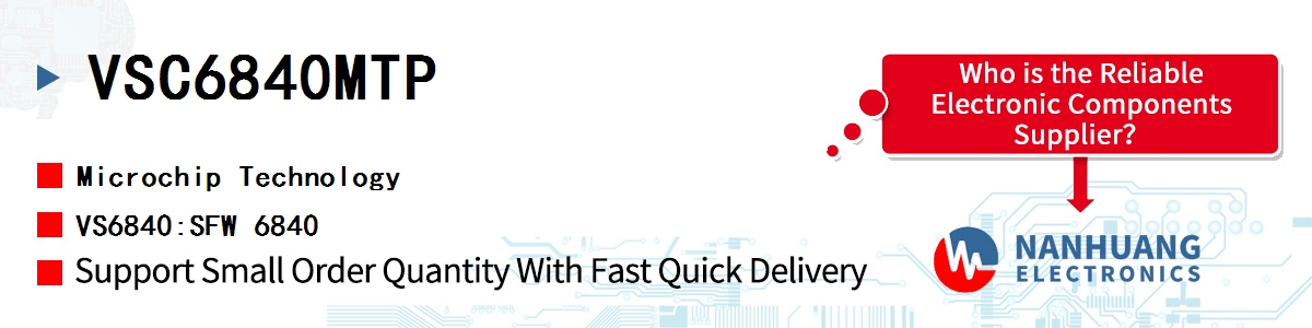 VSC6840MTP Microchip VS6840:SFW 6840