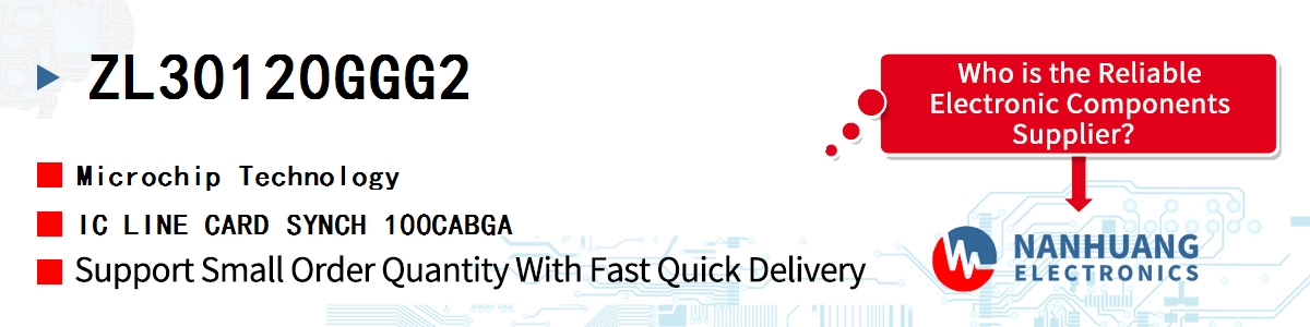 ZL30120GGG2 Microchip IC LINE CARD SYNCH 100CABGA